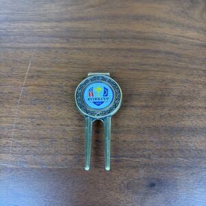 Ahead Ryder Cup 2012 Divot Tool Ball Marker Mens OS Brass Finish Golf Accessory